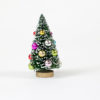 4in Flocked Beaded Bottle Brush Tree by Dimensional Paperworks