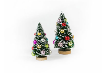 Bottle brush trees, sisal trees, Miniature Christmas trees
