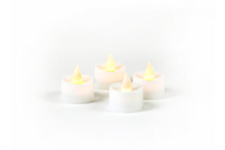 flickering amber battery LED tea lights