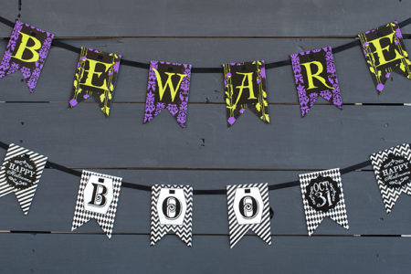 Halloween Beware Boo Banner