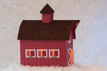 christmas decoration village barn