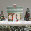 Lighted Christmas cottage