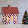 Christmas Village Cottage Candy Cane