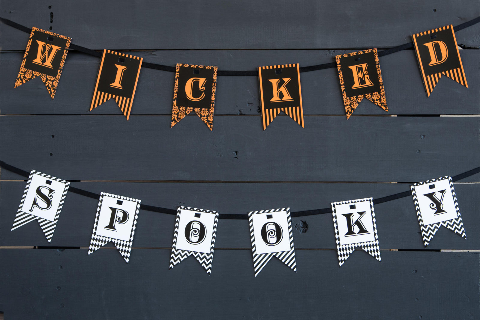 halloween banner 2-sided
