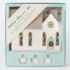 Pop-Up Christmas Village with Gold Glitter in Limited Edition Keepsake Box