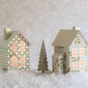 lighted Christmas village set