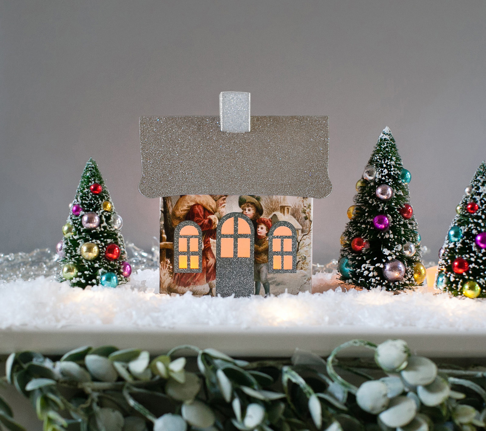 Christmas Cottage Vintage Inspired