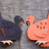 Thanksgiving turkey pop-up paper decoration